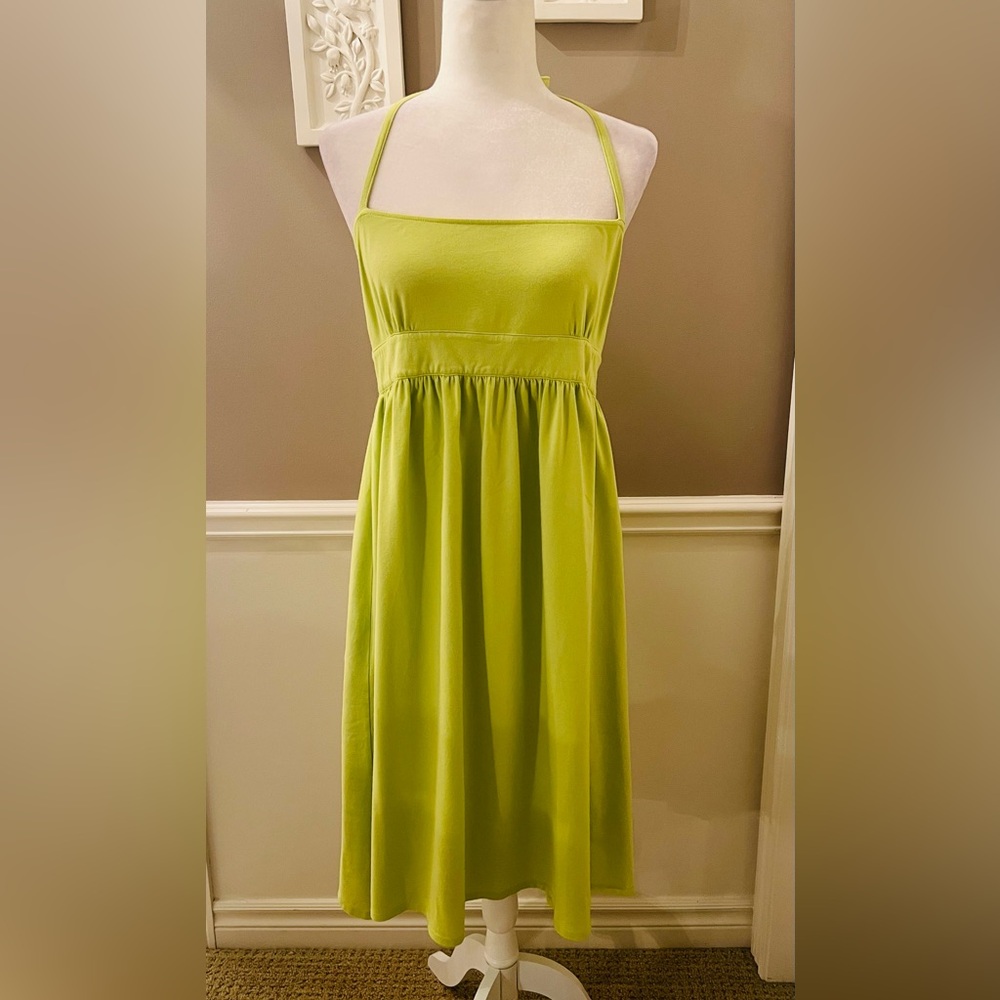 Elegant Lime Green Women's Dress